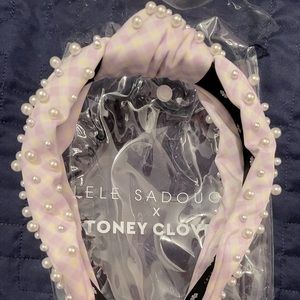 Lele x SCL lavender pearl headband